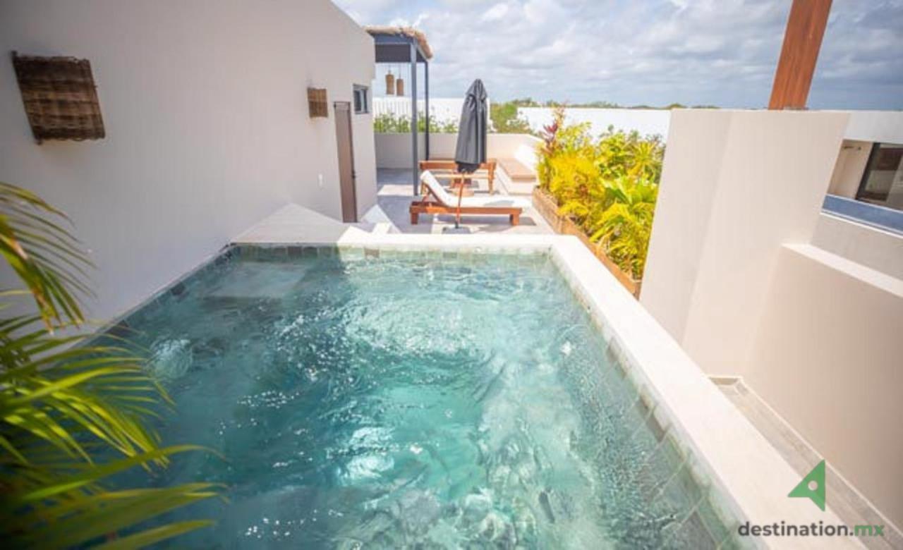 Luxury Apartment With Jacuzzi In Tulum Exterior photo